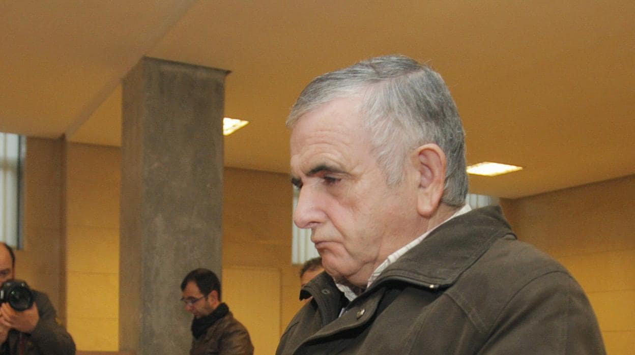 Manuel Fernández Castiñeiras, durante el juicio por el robo del Códice