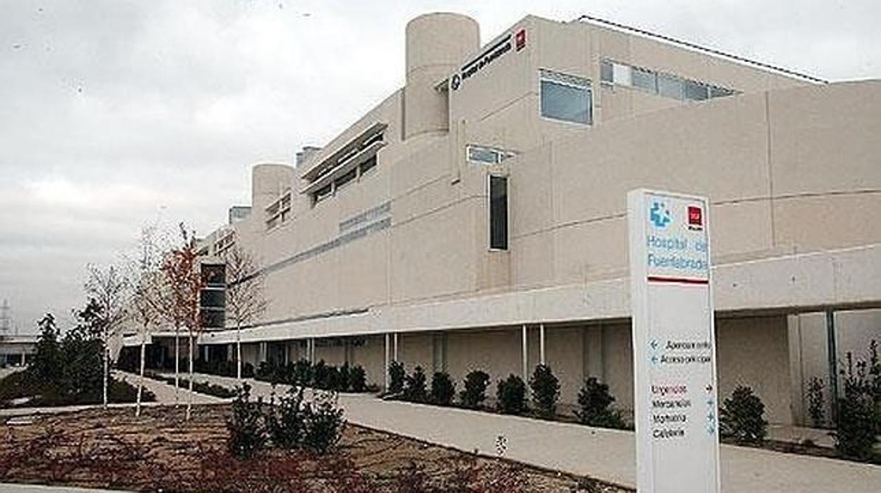 El hospital Universitario de Fuenlabrada donde tuvo que ser atendida la víctima