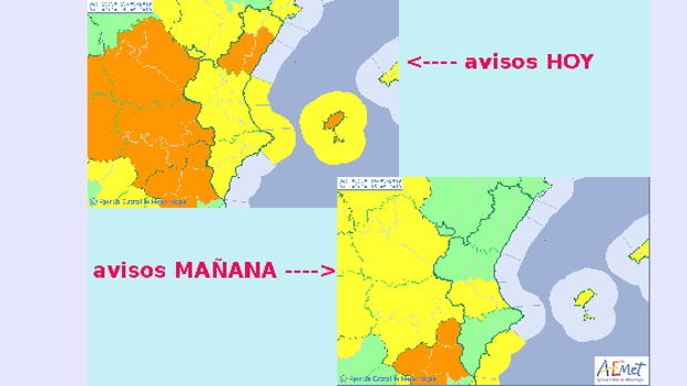 Última hora con nuevo pronóstico de la evolución de la gota fría en Valencia y Alicante