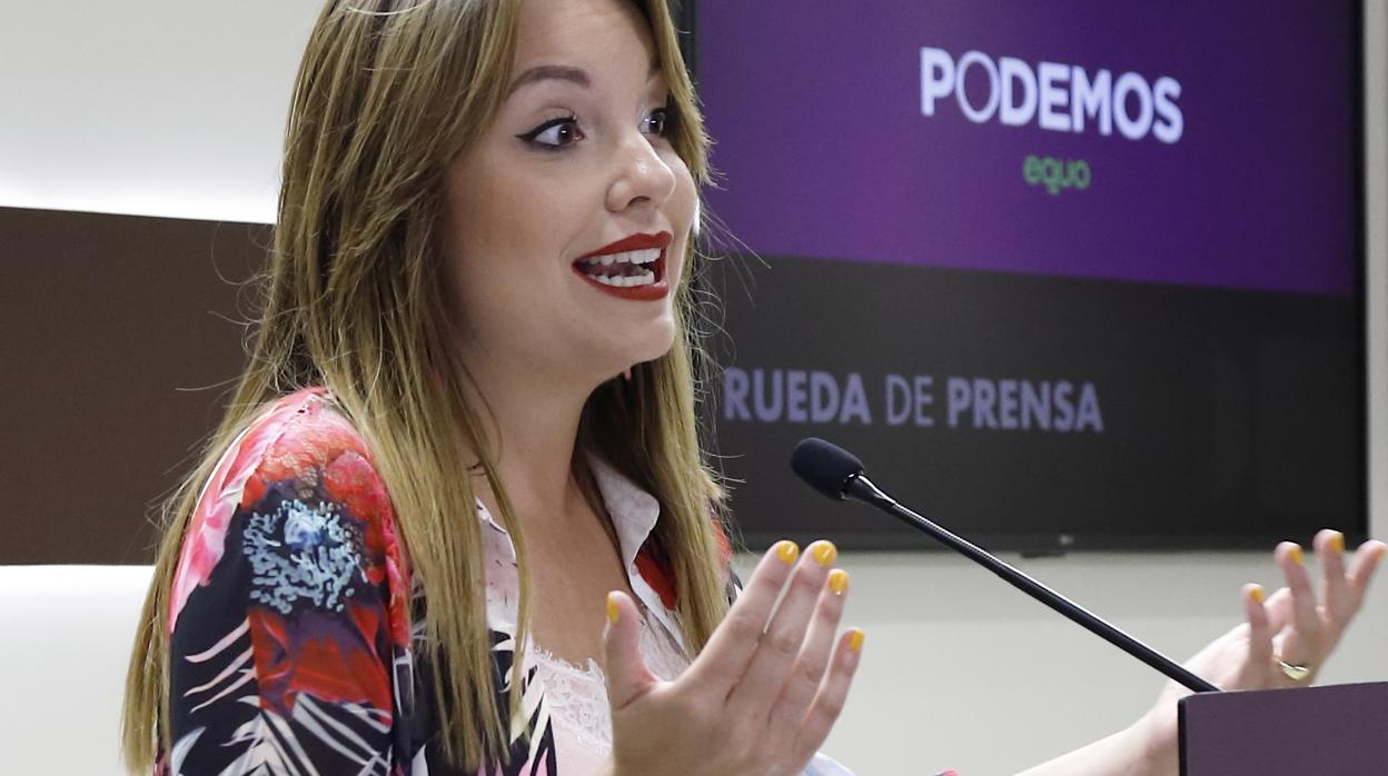 Maru Díaz (Podemos), consejera de Universidad del Gobierno aragonés del socialista Javier Lambán