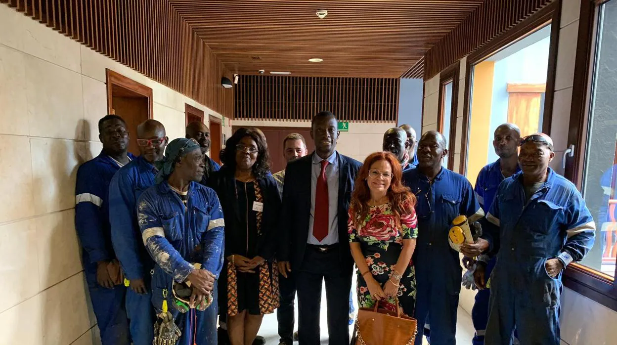 Un ministro africano a los empleados de Hidramar en Canarias: «ustedes son un ejemplo para todos»