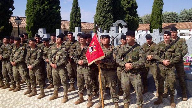 La Bripac homenajea en Quintanar a Antonio García, fallecido durante unas maniobras en 2014