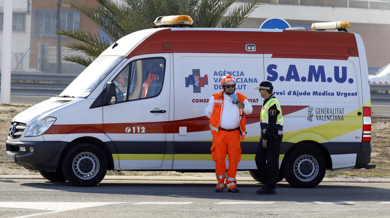 Imagen de archivo de una ambulancia