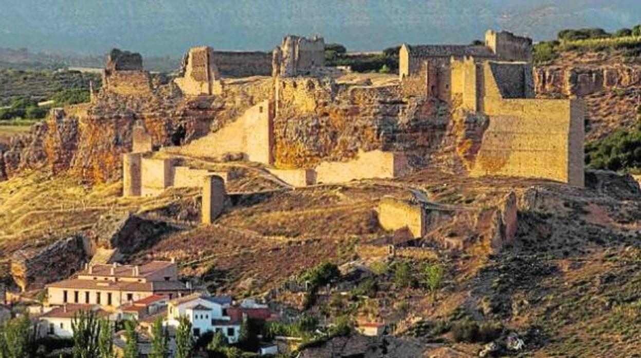 Vista del castillo de Zorita de los Canes, en Guadalajara