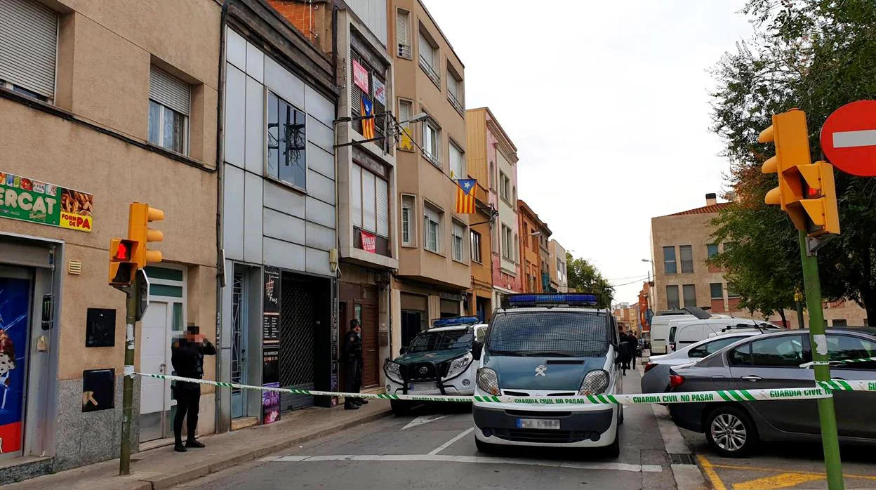 La Guardia Civil detuvo ayer a nueve integrantes de los CDR tras encontrar explosivos en Sabadell