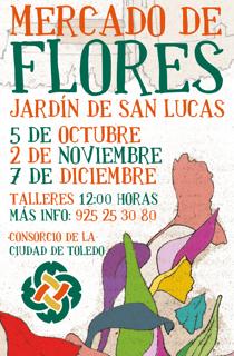 El sábado se inaugura en el jardín de San Lucas el I Mercado de Flores de Toledo