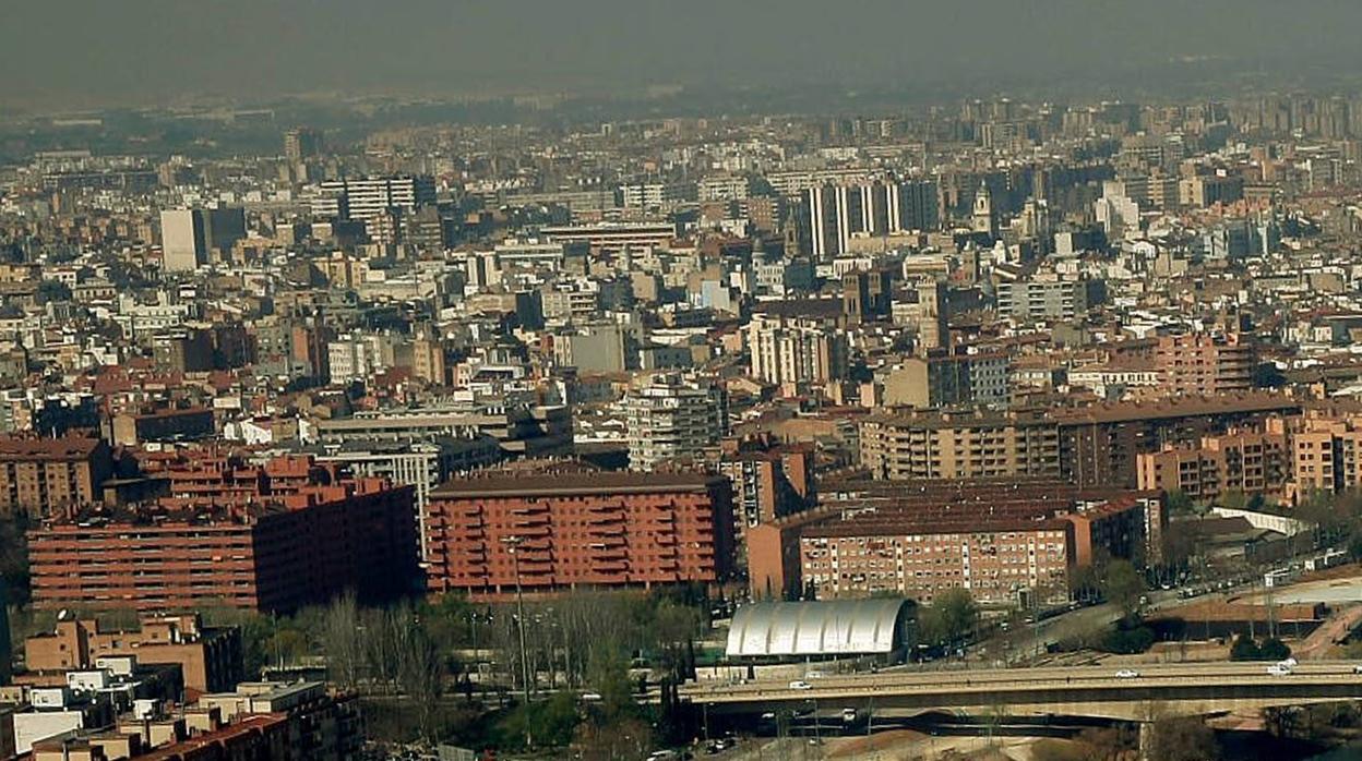 Vista panorámica de Zaragoza capital