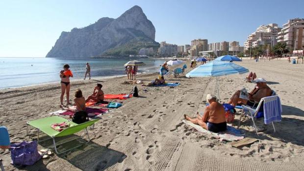 Muere ahogado un hombre de 62 años en la playa de la Fossa de Calpe