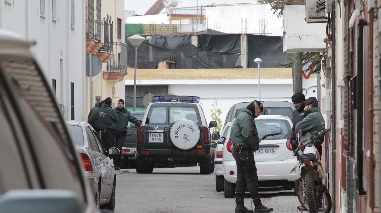 Imagen de archivo de una operación de la Guardia Civil