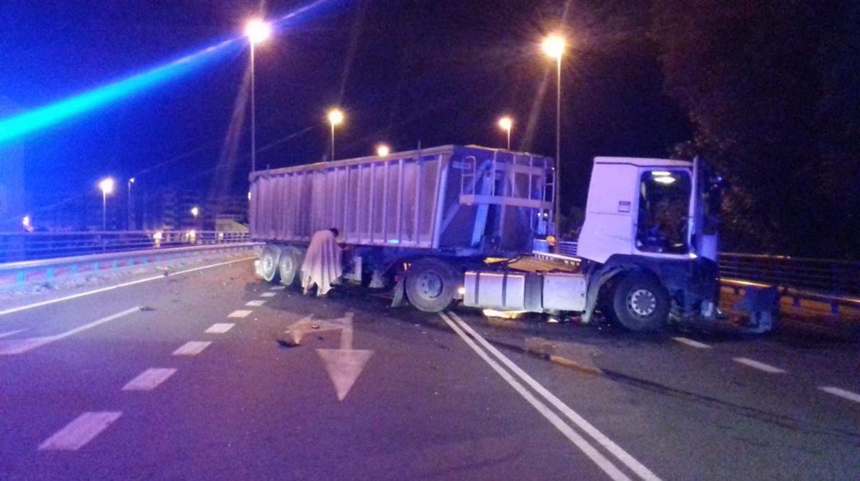 Accidente de camión en Cataluña