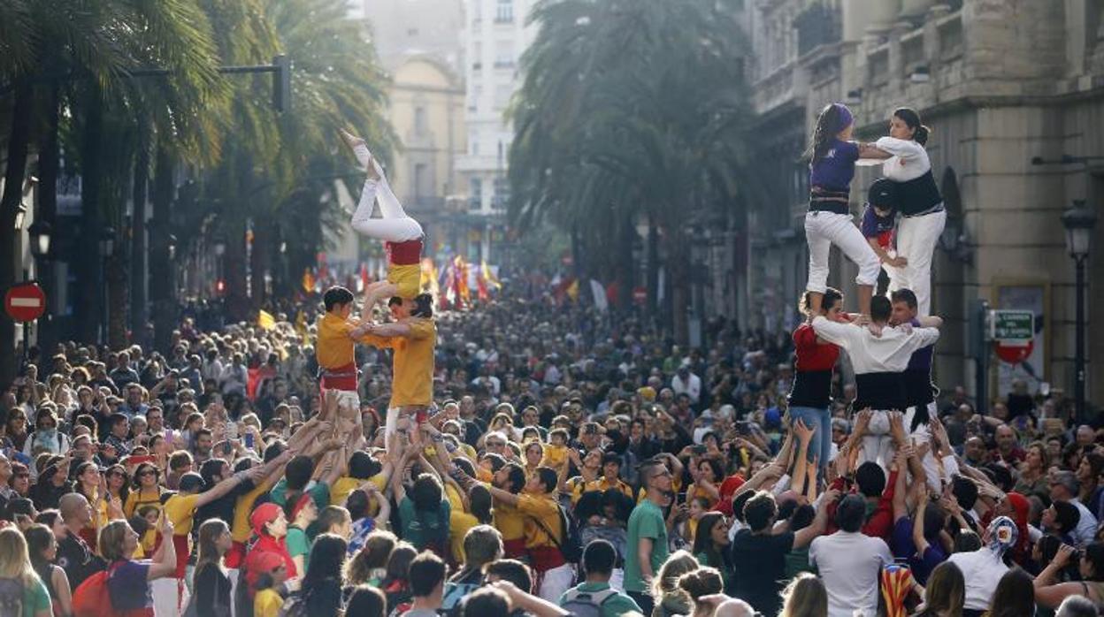 Manifestación convocada por ACPV en Valencia