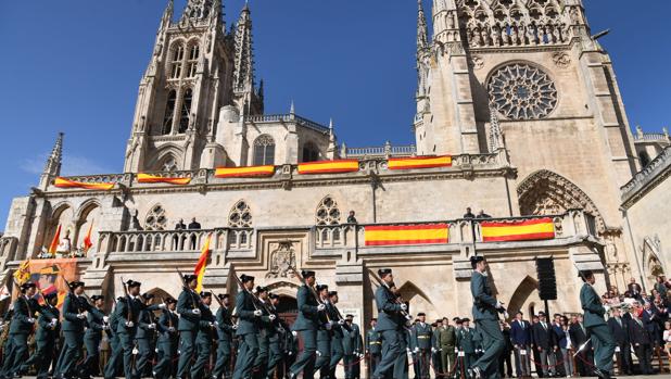 Honores en Castilla y León para la patrona de la Guardia Civil