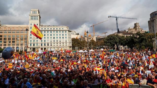 Cs denuncia una agresión «por motivos ideológicos» tras la manifestación del 12-O en Barcelona