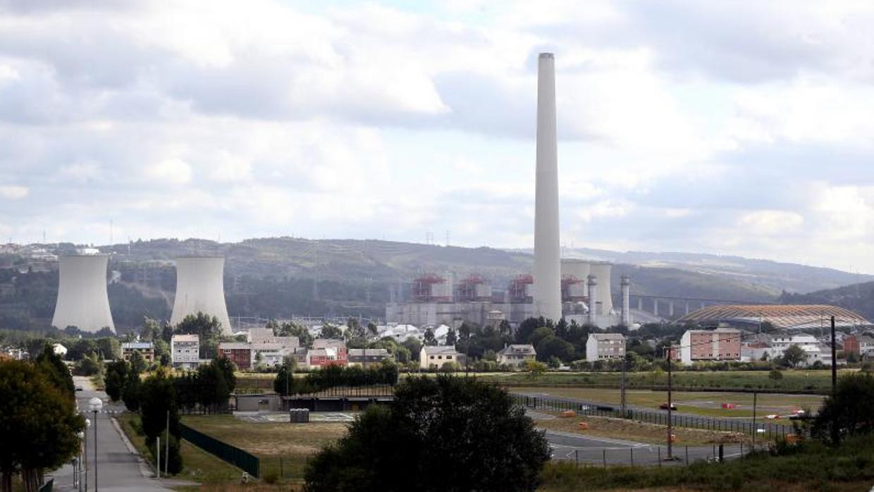 La central térmica de As Pontes propiedad de la compañía eléctrica Endesa