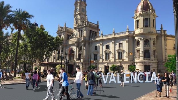 Valencia peatonalizará su plaza del Ayuntamiento el 20 de marzo de 2020