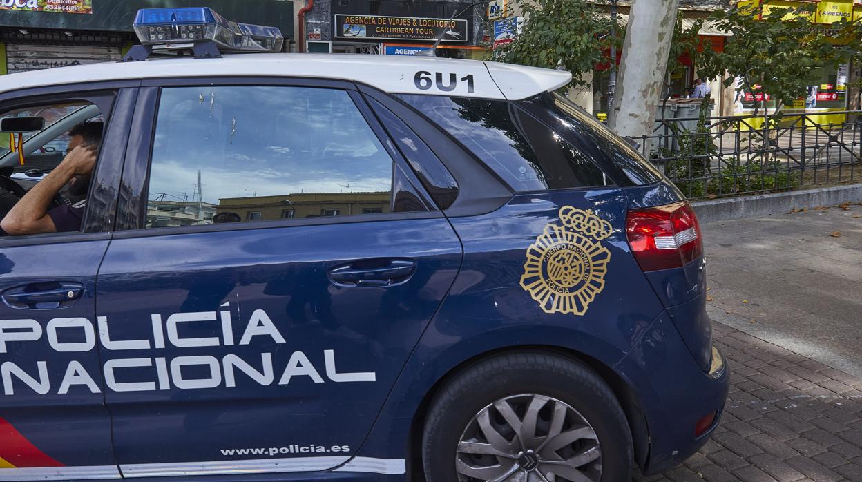 Un coche de la Policía Nacional