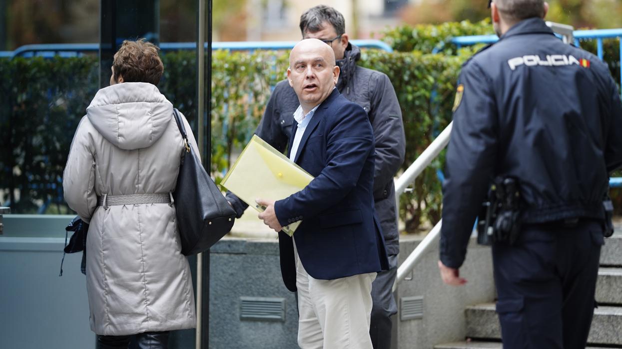 Gonzalo Boye a su llegada a la Audiencia Nacional