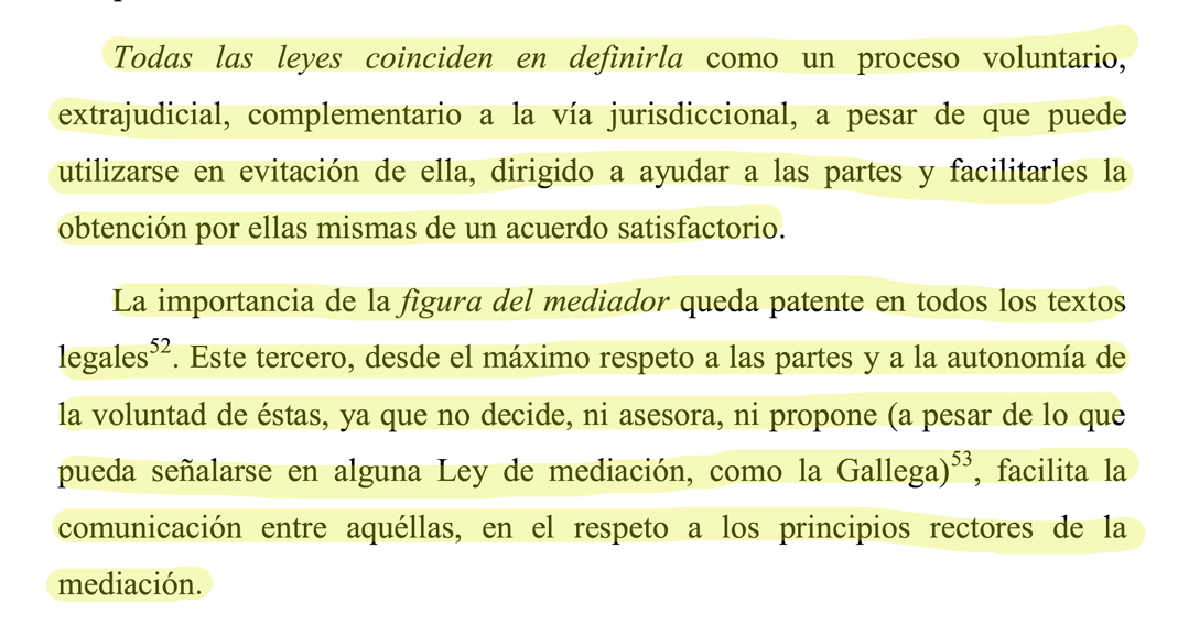 Fragmento del primer artículo de la profesora García