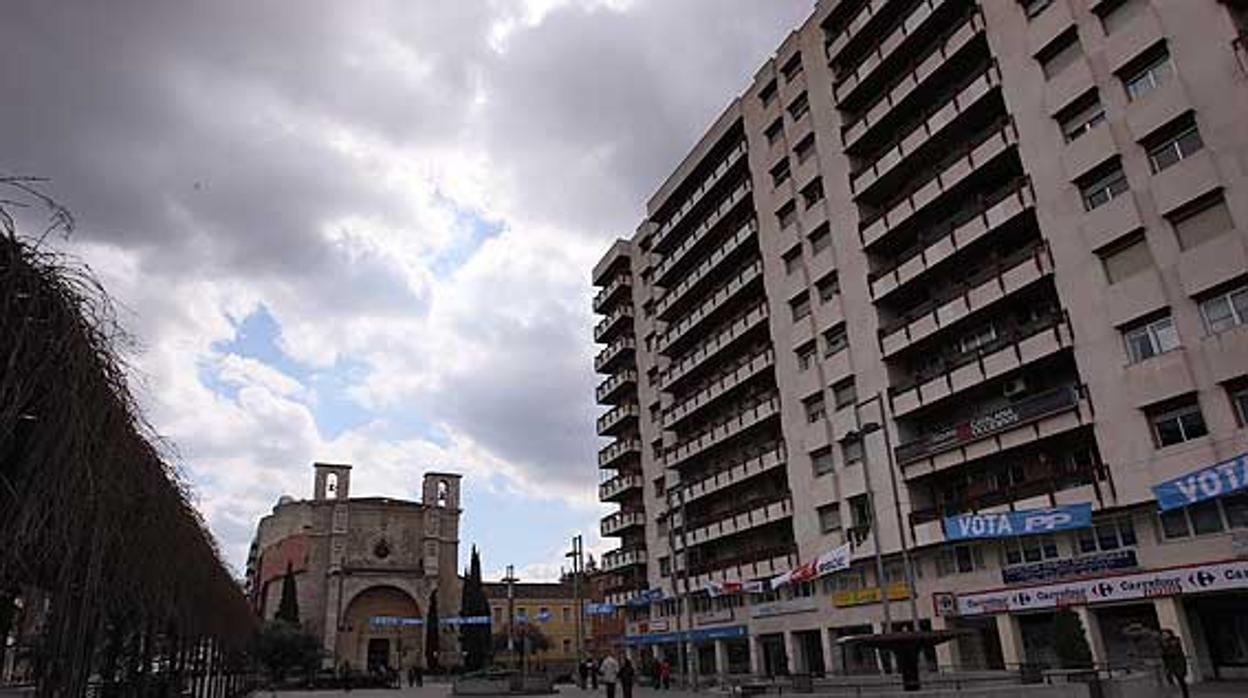 Plaza de Santo Domingo (Guadalajara), lugar donde se produjo el accidente