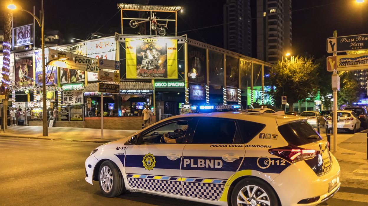 Ímagen de archivo tomada en una zona de ocio nocturno de Benidorm