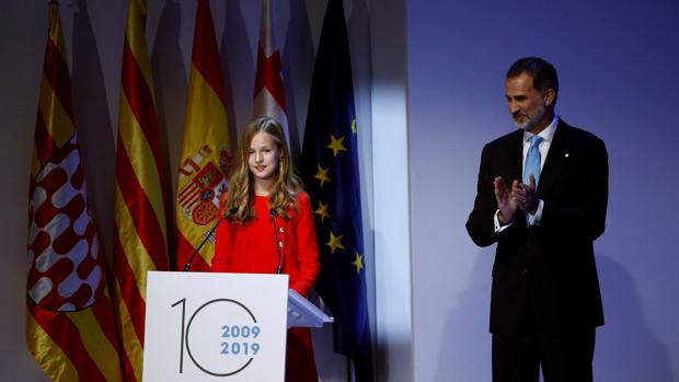 La Princesa Leonor: «Cataluña siempre ocupará un lugar en mi corazón»