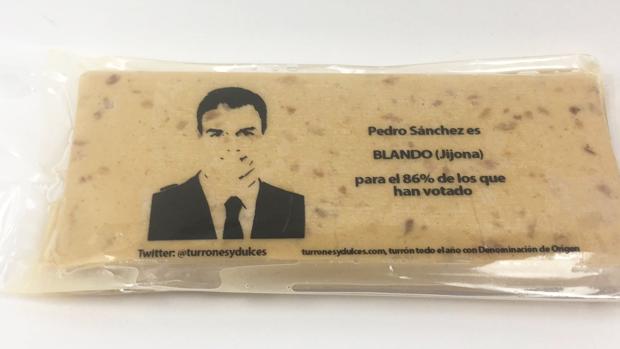 Pedro Sánchez el más blando y Santiago Abascal el más duro: los candidatos inspiran los turrones de esta Navidad