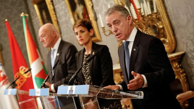 Chivite consolida la integración de Navarra en la Eurorregión junto a País Vasco y Nueva Aquitania