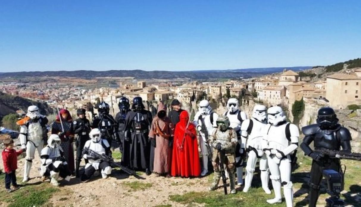 Miembrios de la Legión 501 Spanish Garrison de Star Wars en Cuenca