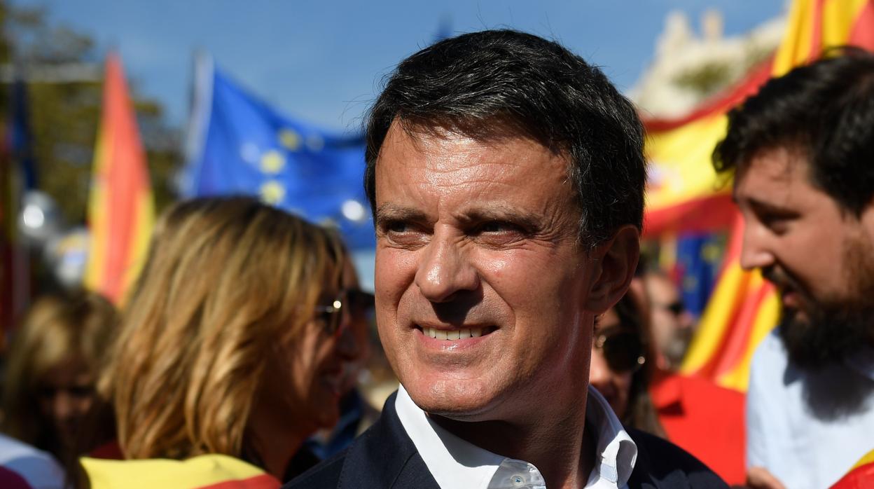 El ex primer ministro francés Manuel Valls, ahora concejal en Barcelona