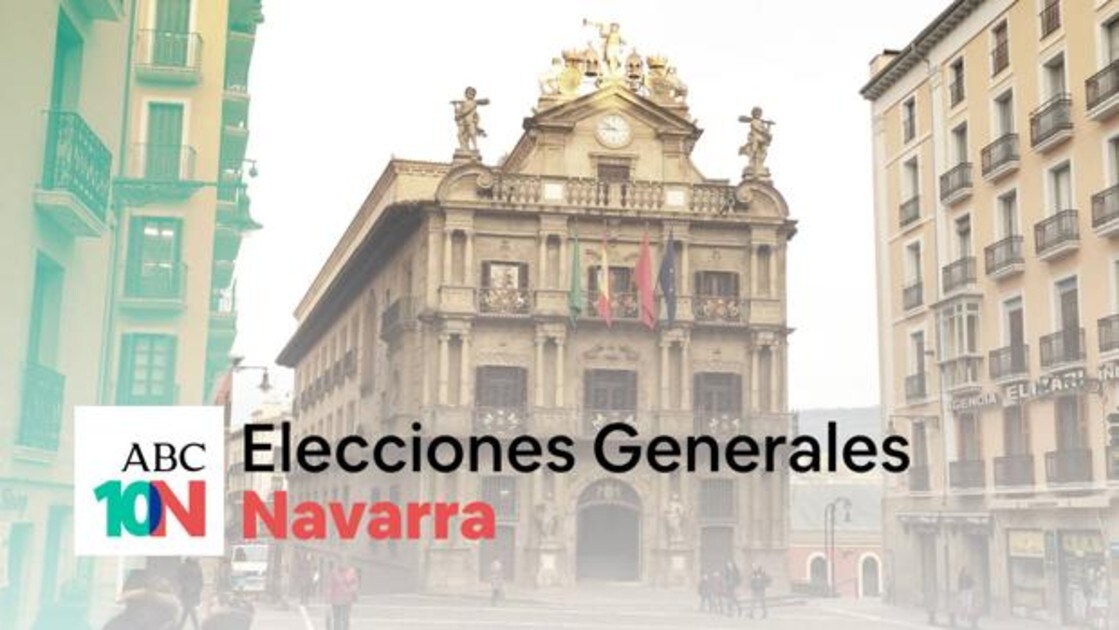 Resultados de las elecciones generales 10N en Navarra
