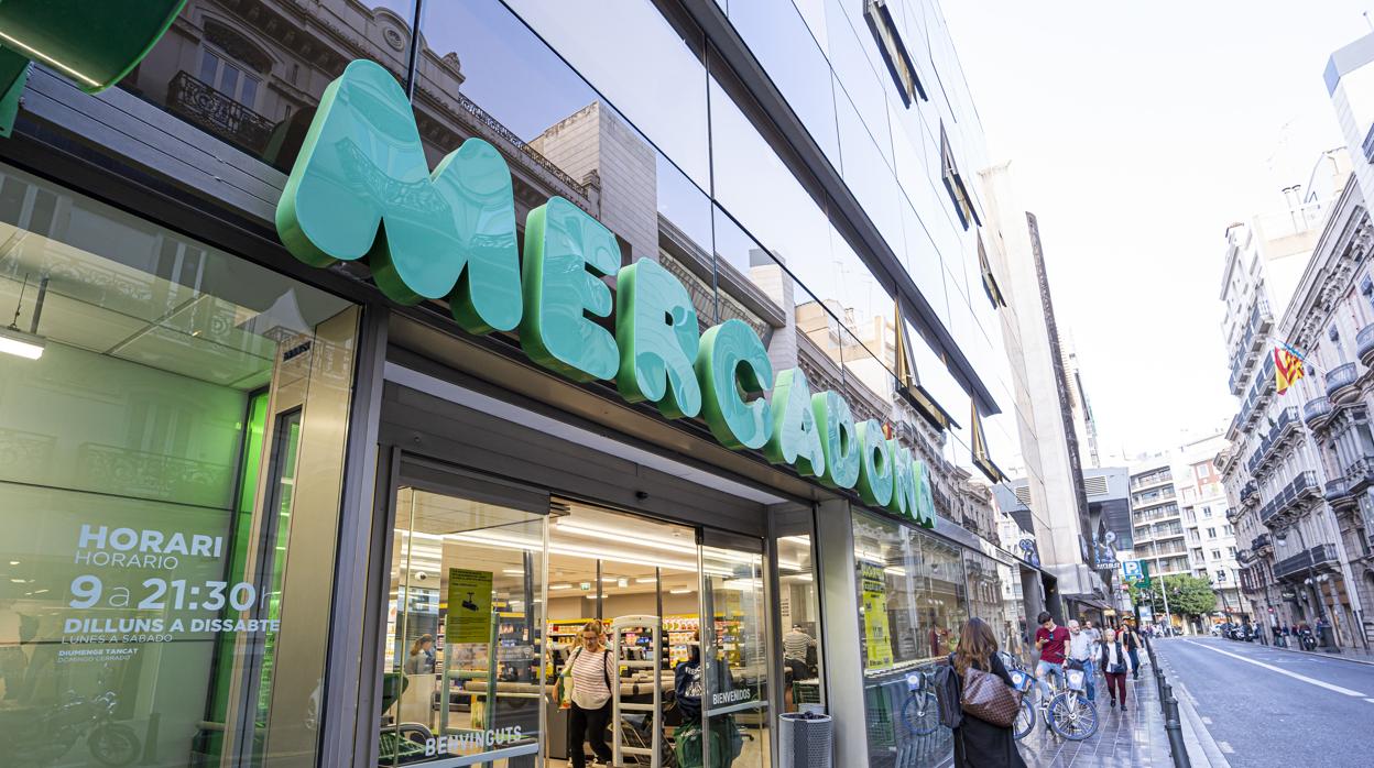 Imagen de archivo de un supermercado de Mercadona en Valencia