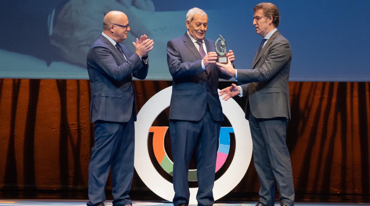 Feijóo, en la entrega de premios Ourensanía este lunes