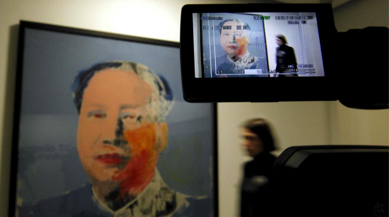 Vista del «Mao» de Andy Warhol, una de las joyas de la colección de Suñol