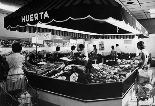 Imagen de la antigua sección de frutas y verduras de Mercadona