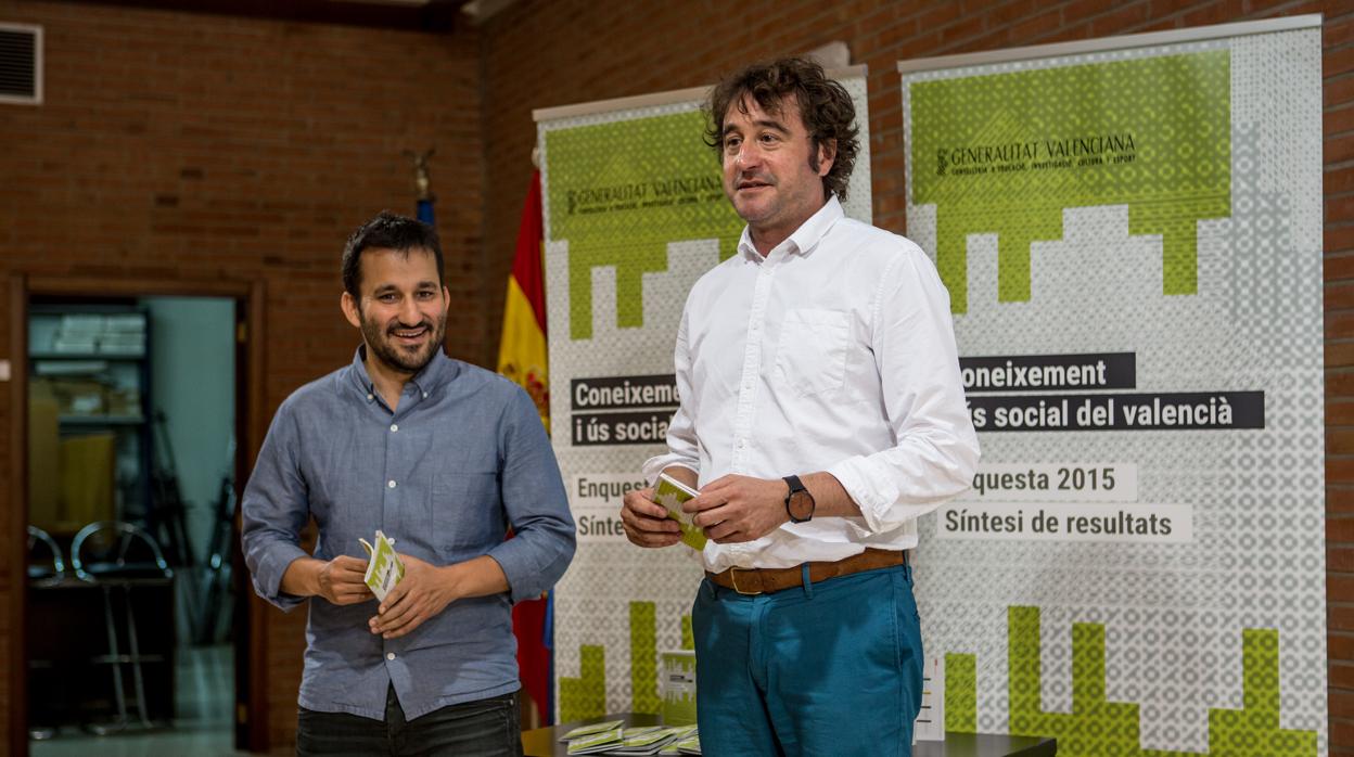 Rubén Trenzano, junto a Vicent Marzà en una imagen de archivo