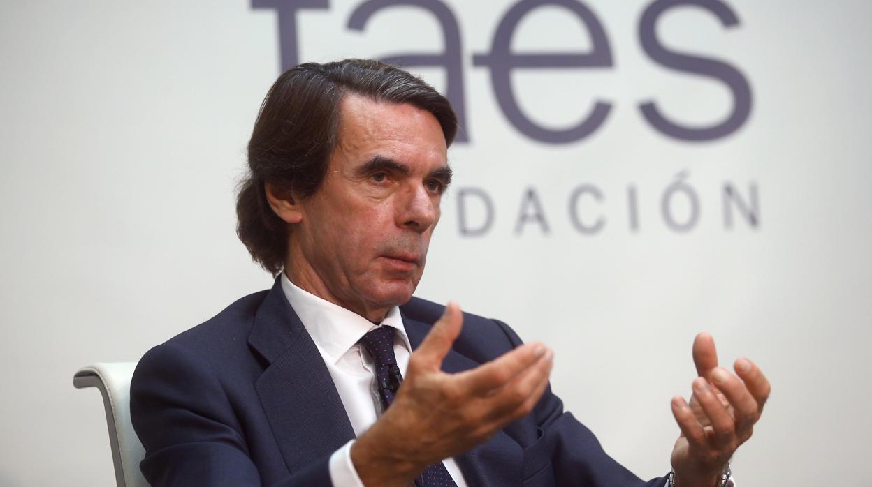 José María Aznar, expresidente del Gobierno