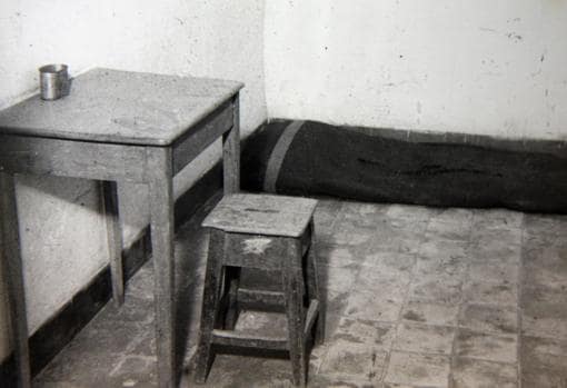 Imagen de la celda de José Antonio Primo de Rivera en la cár el de Alicante