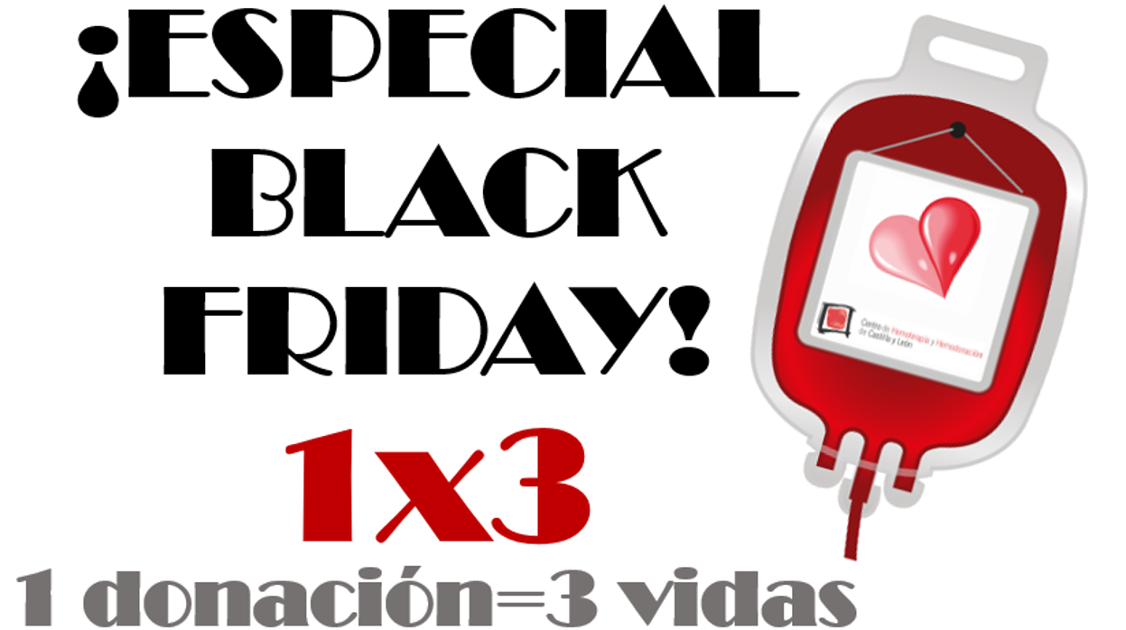 La curiosa campaña que llama a la donación de sangre por el Black Friday