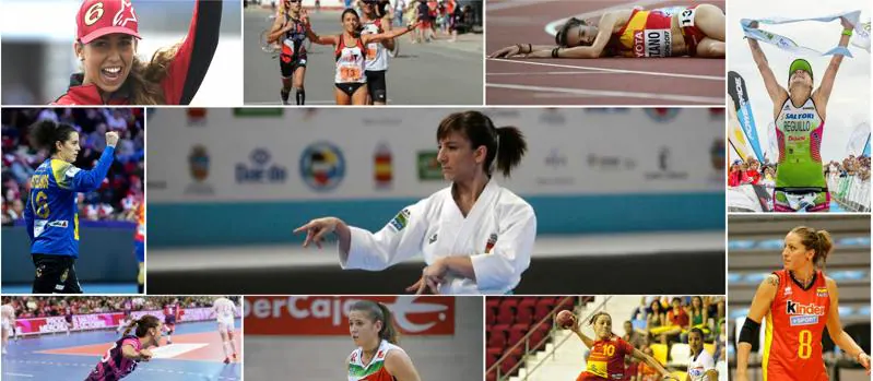 Diez deportistas castellano-manchegas en la élite nacional e internacional