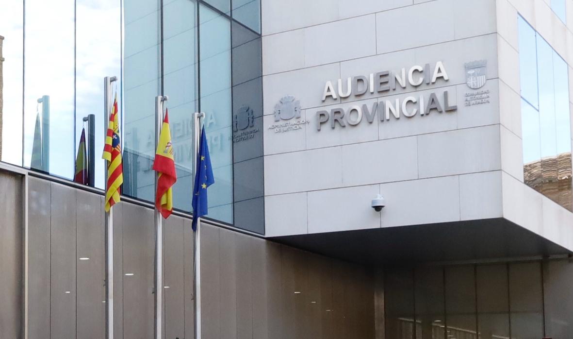 Sede de la Audiencia Provincial de Zaragoza, donde se ha celebrado el juicio