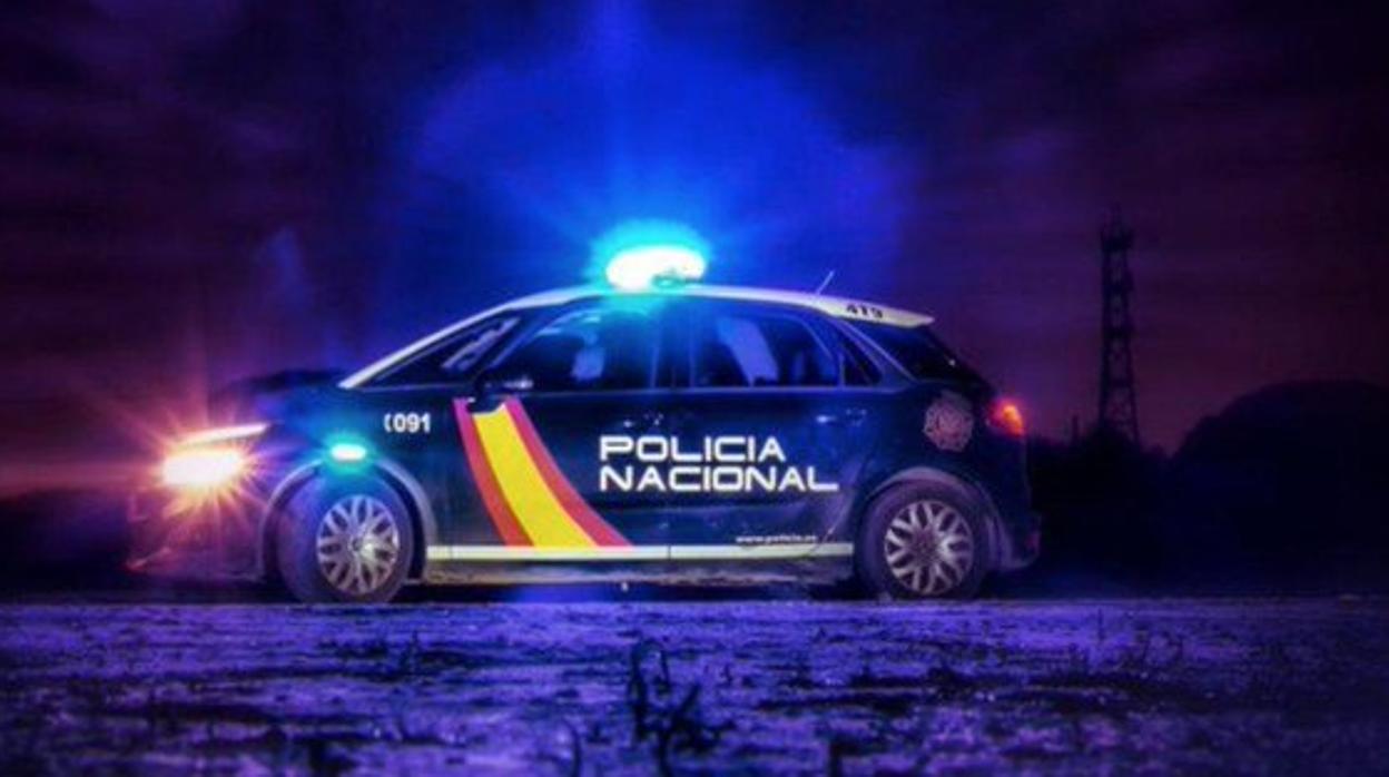 Un coche de la Policía Nacional