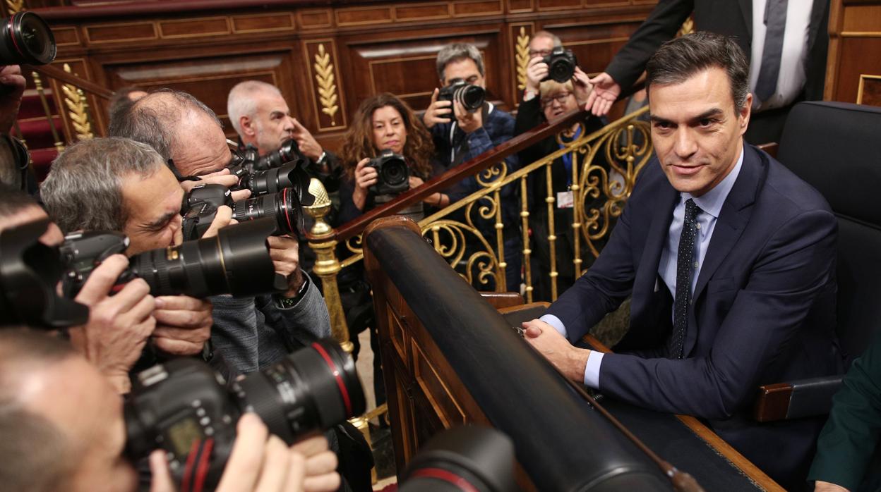 Pedro Sánchez, presidente del Gobierno en funciones