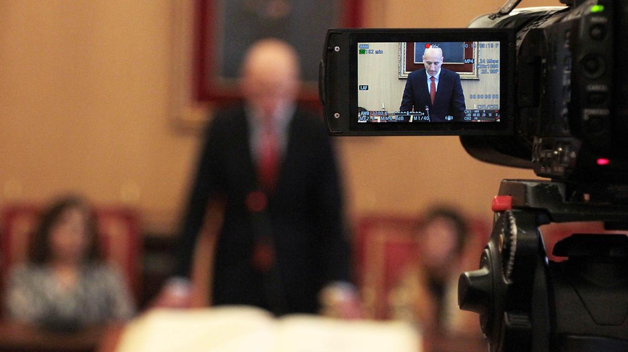 José Antonio Diez, durante su intervención de este viernes en León