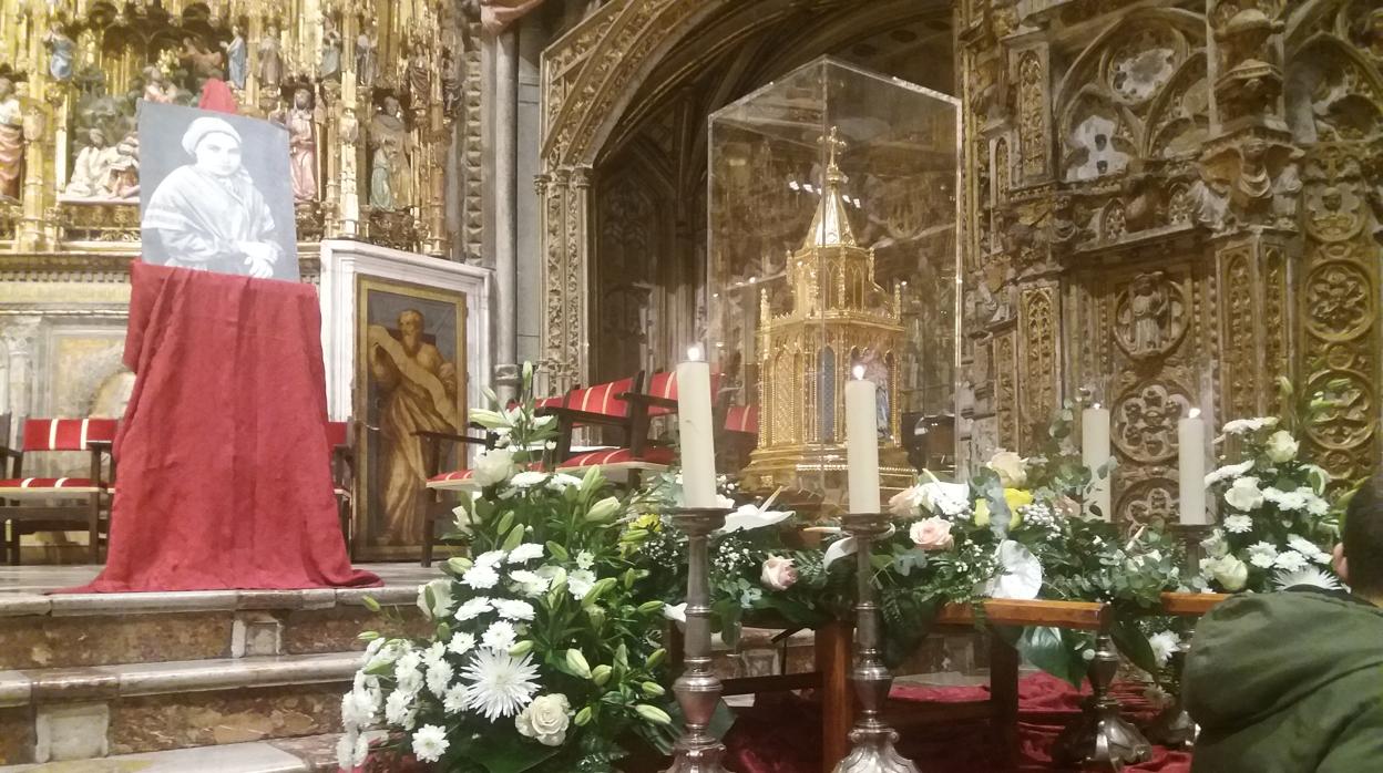 Las reliquias, en la catedral de Toledo