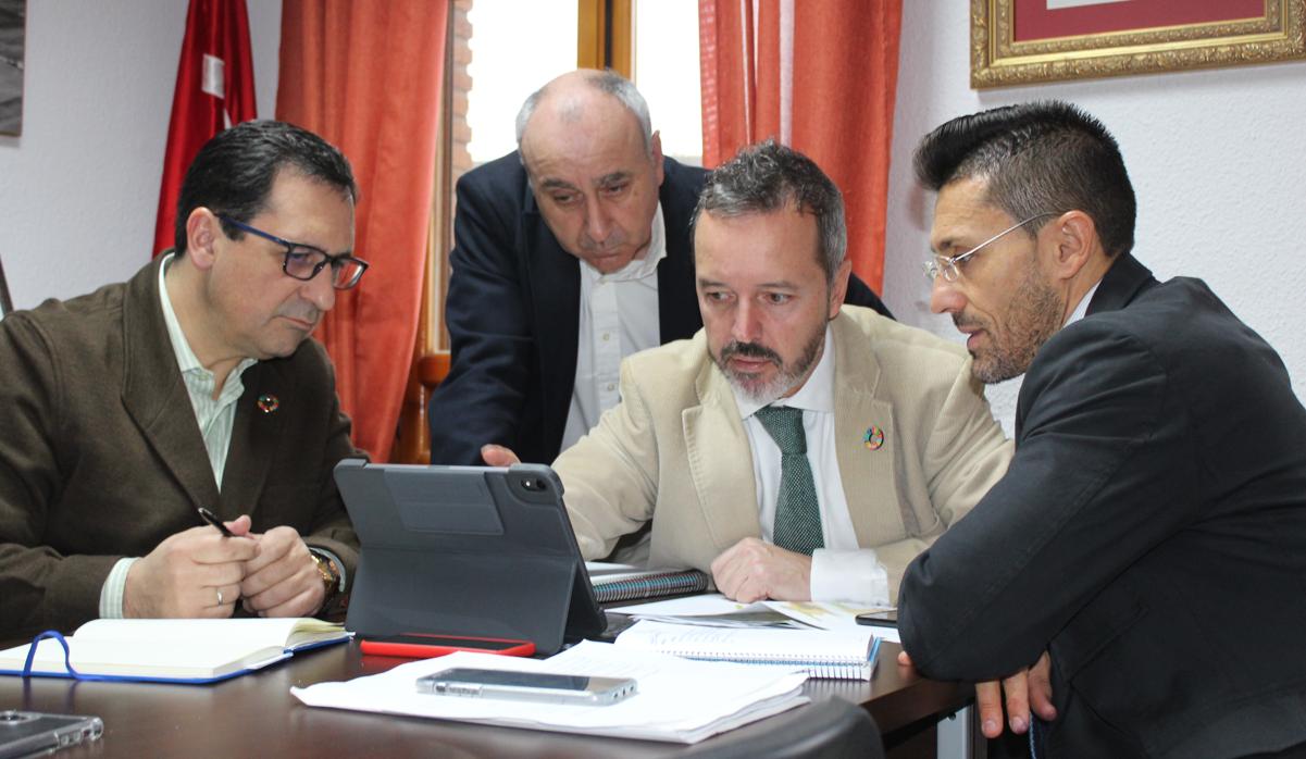 Javier Úbeda, Julián Martín Alcántara, Luis Miguel Martín y Jorge Moreno