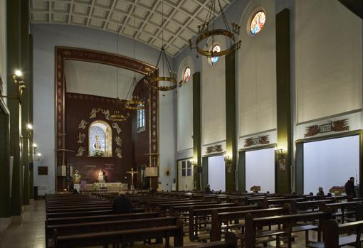 Interior del templo