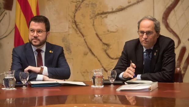 Torra sopesa convocar elecciones en enero para que Aragonès no sea presidente en funciones