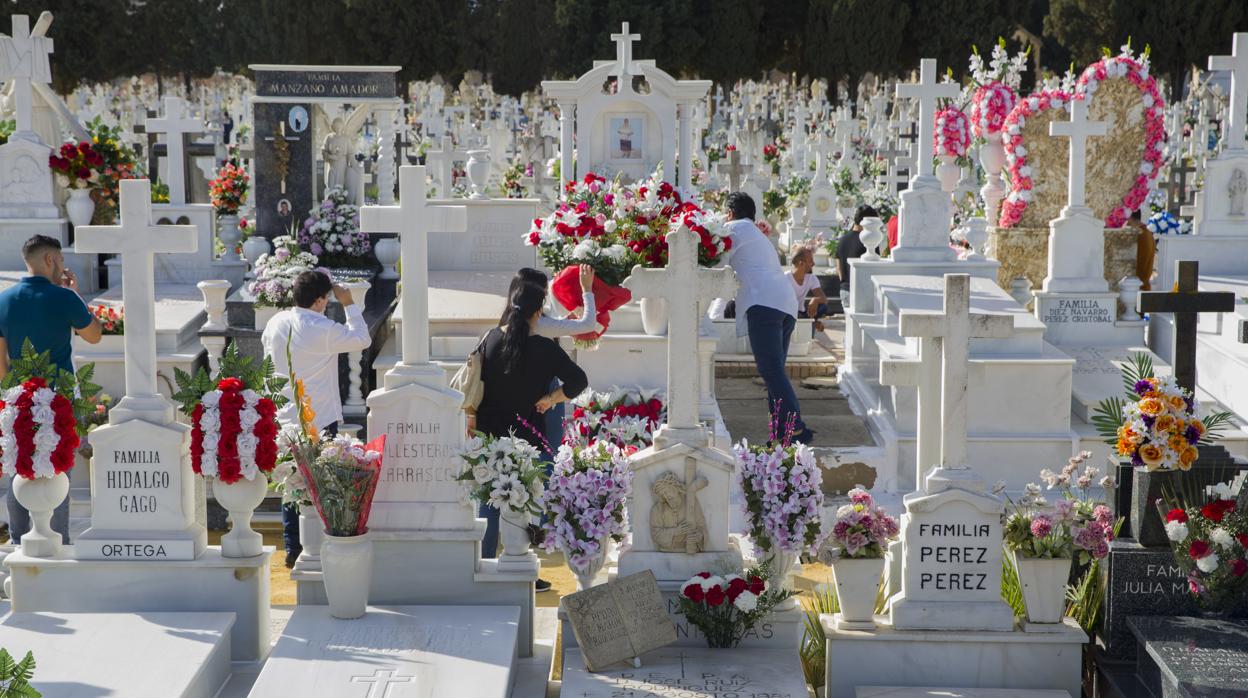 Imagen de archivo de un cementerio