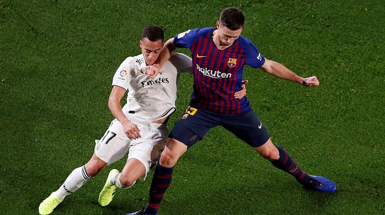 Partido de la Copa celebrado en el Camp Nou la temporada pasada entre el FC Barcelona y e Real Madrid