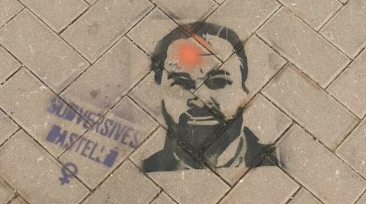 Imagen de las pintadas que han aparecido por las calles de Castellón